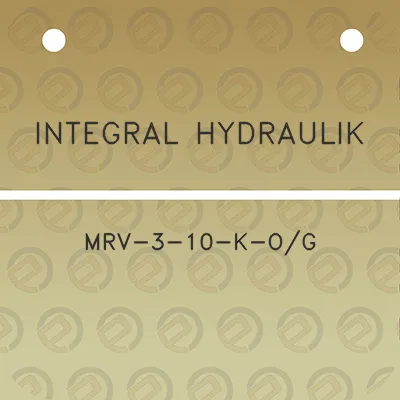 integral-hydraulik-mrv-3-10-k-og