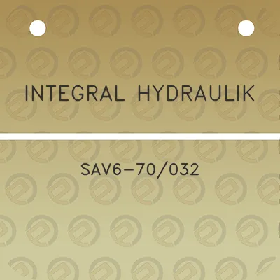 integral-hydraulik-sav6-70032