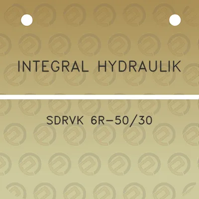 integral-hydraulik-sdrvk-6r-5030