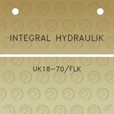 integral-hydraulik-uk18-70flk