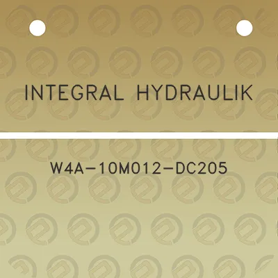 integral-hydraulik-w4a-10m012-dc205