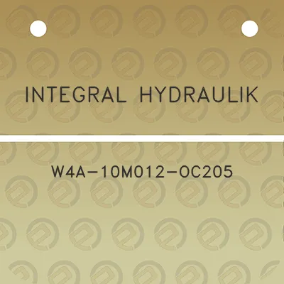 integral-hydraulik-w4a-10m012-oc205