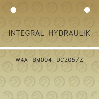 integral-hydraulik-w4a-bm004-dc205z