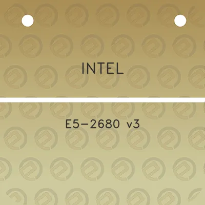 intel-e5-2680-v3