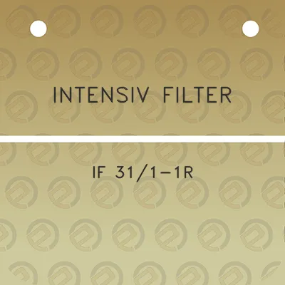 intensiv-filter-if-311-1r