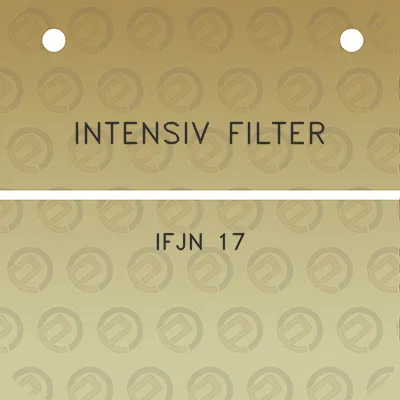 intensiv-filter-ifjn-17