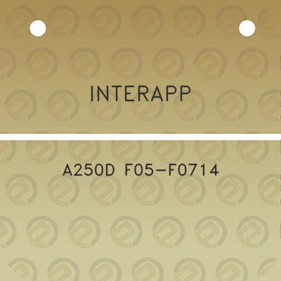 interapp-a250d-f05-f0714