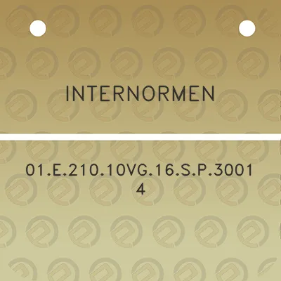 internormen-01e21010vg16sp30014