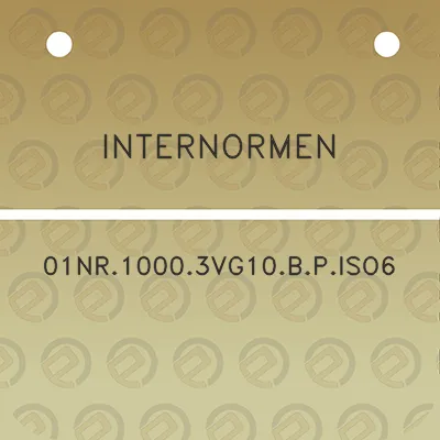 internormen-01nr10003vg10bpiso6