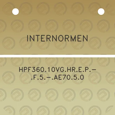 internormen-hpf36010vghrep-f5-ae7050