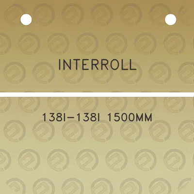 interroll-138i-138i-1500mm