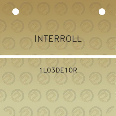 interroll-1l03de10r