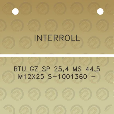 interroll-btu-gz-sp-254-ms-445-m12x25-s-1001360