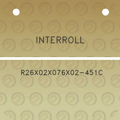 interroll-r26x02x076x02-451c