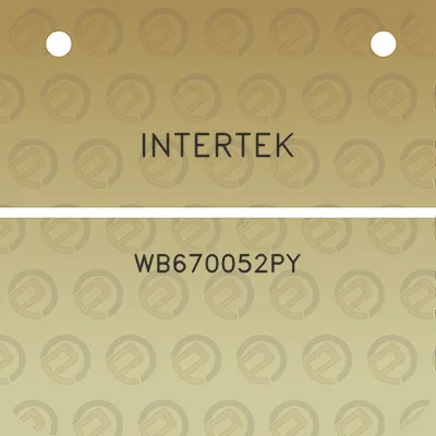 intertek-wb670052py