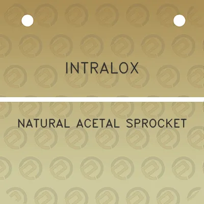 intralox-natural-acetal-sprocket