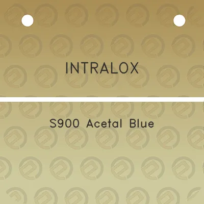 intralox-s900-acetal-blue