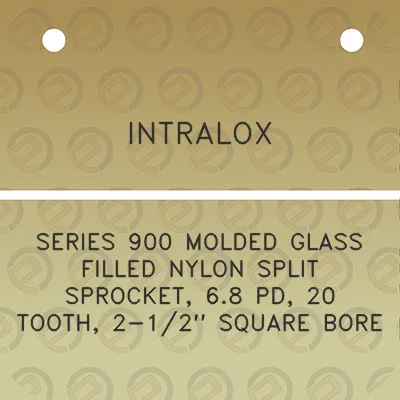 intralox-series-900-molded-glass-filled-nylon-split-sprocket-68-pd-20-tooth-2-12-square-bore