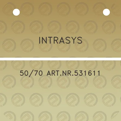 intrasys-5070-artnr531611