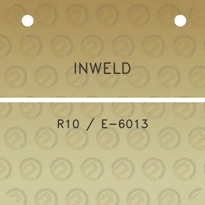 inweld-r10-e-6013