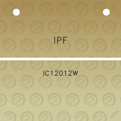 ipf-ic12012w