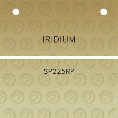 iridium-sp225rp