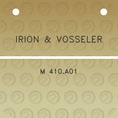 irion-vosseler-m-410a01