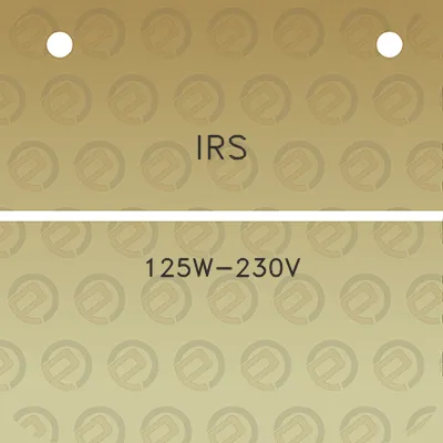 irs-125w-230v