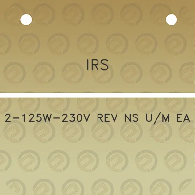 irs-2-125w-230v-rev-ns-um-ea