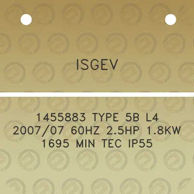 isgev-1455883-type-5b-l4-200707-60hz-25hp-18kw-1695-min-tec-ip55