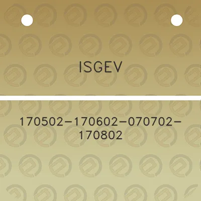 isgev-170502-170602-070702-170802