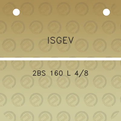 isgev-2bs-160-l-48