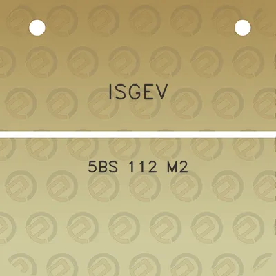 isgev-5bs-112-m2