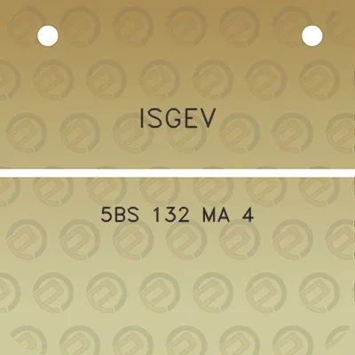 isgev-5bs-132-ma-4