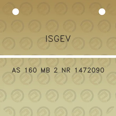 isgev-as-160-mb-2-nr-1472090