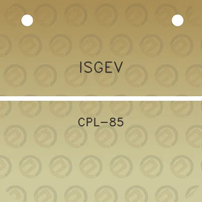 isgev-cpl-85