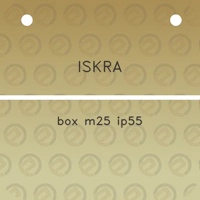 iskra-box-m25-ip55