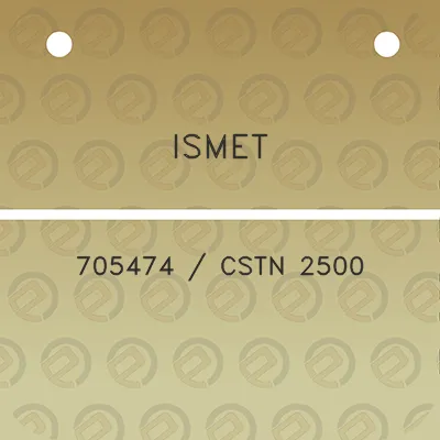 ismet-705474-cstn-2500