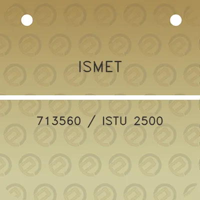 ismet-713560-istu-2500