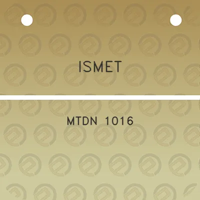 ismet-mtdn-1016