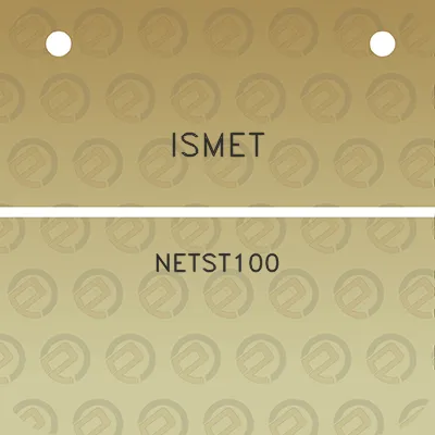 ismet-netst100