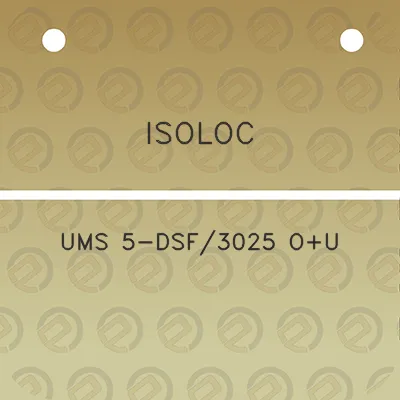 isoloc-ums-5-dsf3025-ou