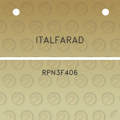 italfarad-rpn3f406