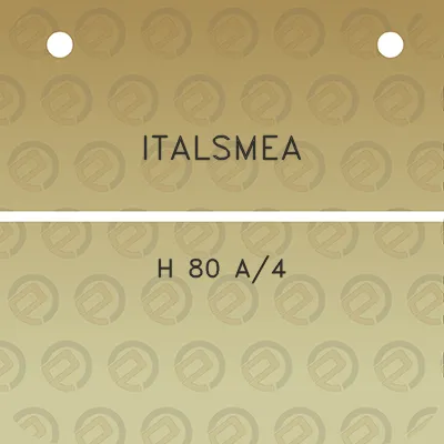 italsmea-h-80-a4