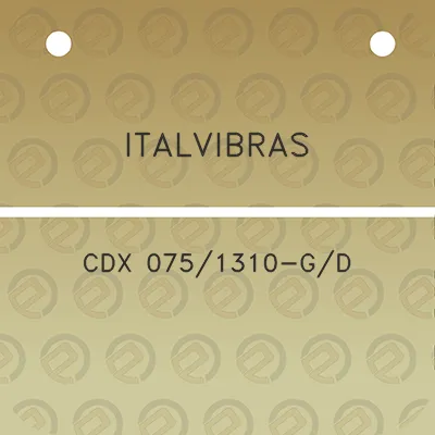 italvibras-cdx-0751310-gd