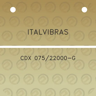 italvibras-cdx-07522000-g