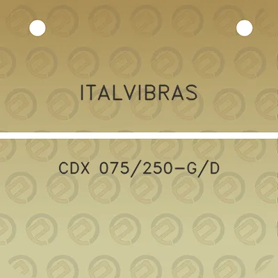 italvibras-cdx-075250-gd