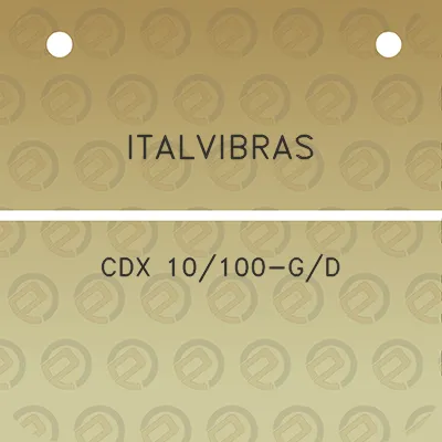 italvibras-cdx-10100-gd