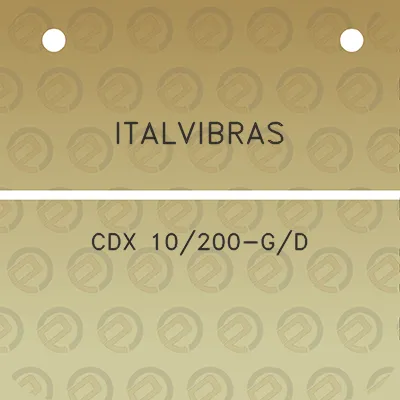 italvibras-cdx-10200-gd