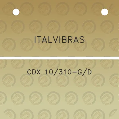 italvibras-cdx-10310-gd